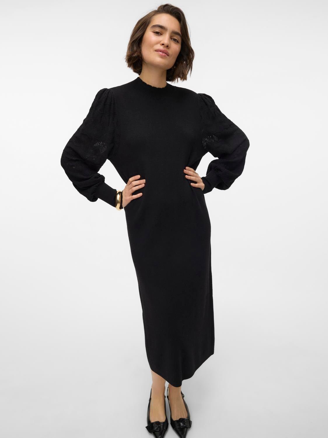 VMLIMONE Long Dress - Black - VERO MODA & VILA Bergvik